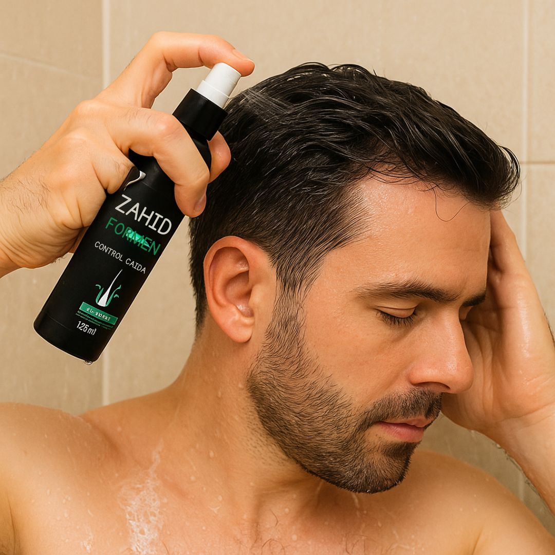 ZAHID Shampoo reactivador + Tónico con minoxidil 7% cabello sano
